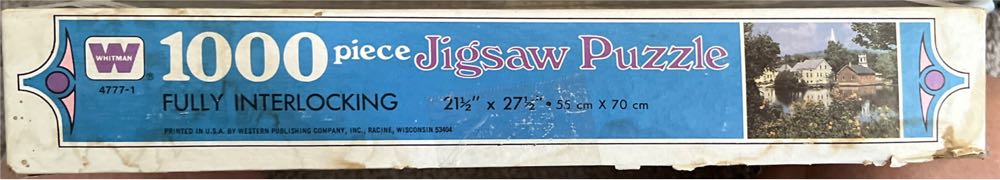 Harrisville, New Hampshire - Whitman puzzle collectible - Main Image 2