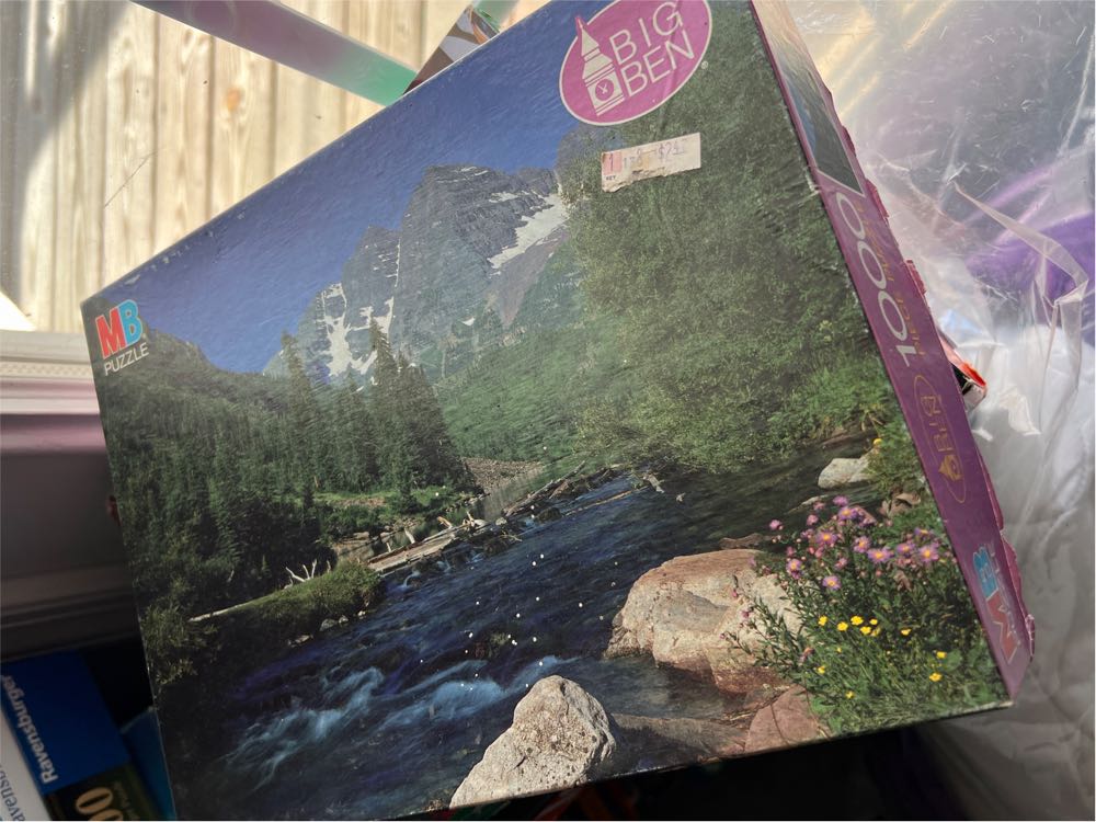 Maroon Creek, Colorado - Milton Bradley (MB) 🇺🇸 puzzle collectible - Main Image 2
