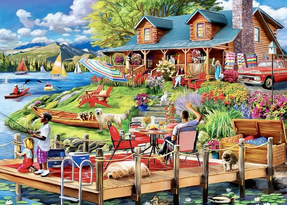 Secluded Cabin - MasterPieces puzzle collectible [Barcode 705988626685] - Main Image 2