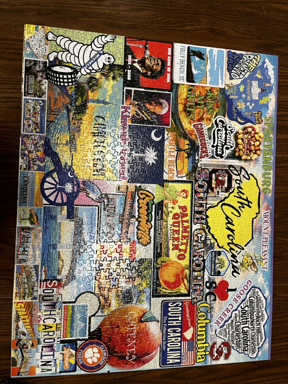 I Love South Carolina - White Mountain Puzzles, Inc. puzzle collectible [Barcode 724819268580] - Main Image 3