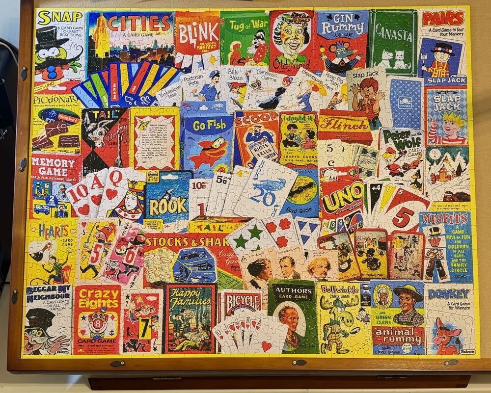 Card Games 🌟 - White Mountain Puzzles puzzle collectible [Barcode 724819268658] - Main Image 2