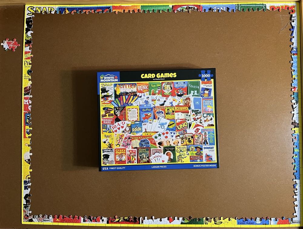 Card Games 🌟 - White Mountain Puzzles puzzle collectible [Barcode 724819268658] - Main Image 4
