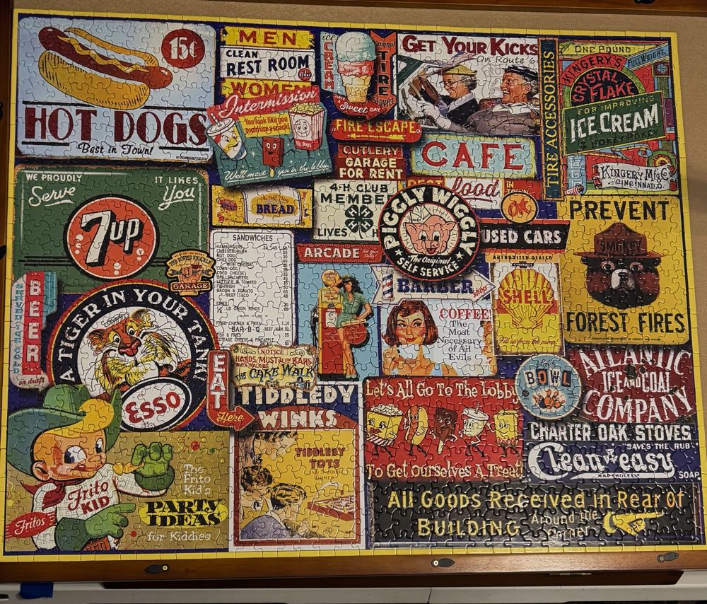 Signs Of The Past - White Mountain 🇺🇸 puzzle collectible [Barcode 724819268702] - Main Image 2