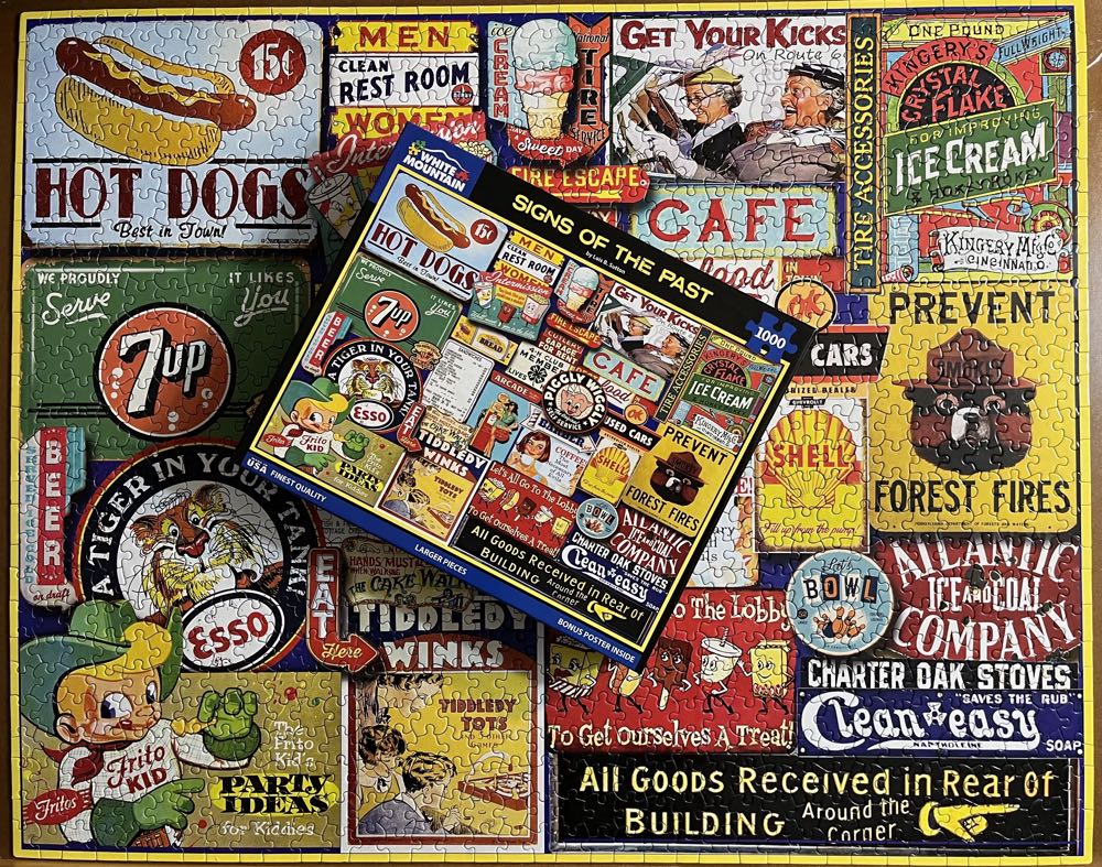 Signs Of The Past - White Mountain 🇺🇸 puzzle collectible [Barcode 724819268702] - Main Image 3