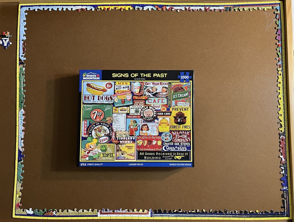 Signs Of The Past - White Mountain 🇺🇸 puzzle collectible [Barcode 724819268702] - Main Image 4