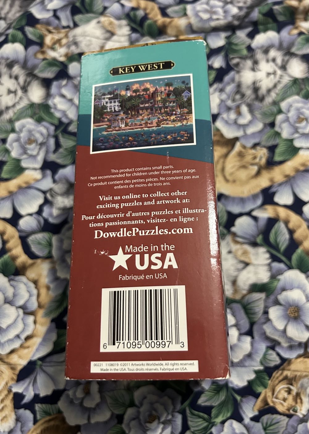 Key West - Sold To Kevin Davis - Ontario, Canada - DowdlePuzzles.com puzzle collectible [Barcode 671095009973] - Main Image 2