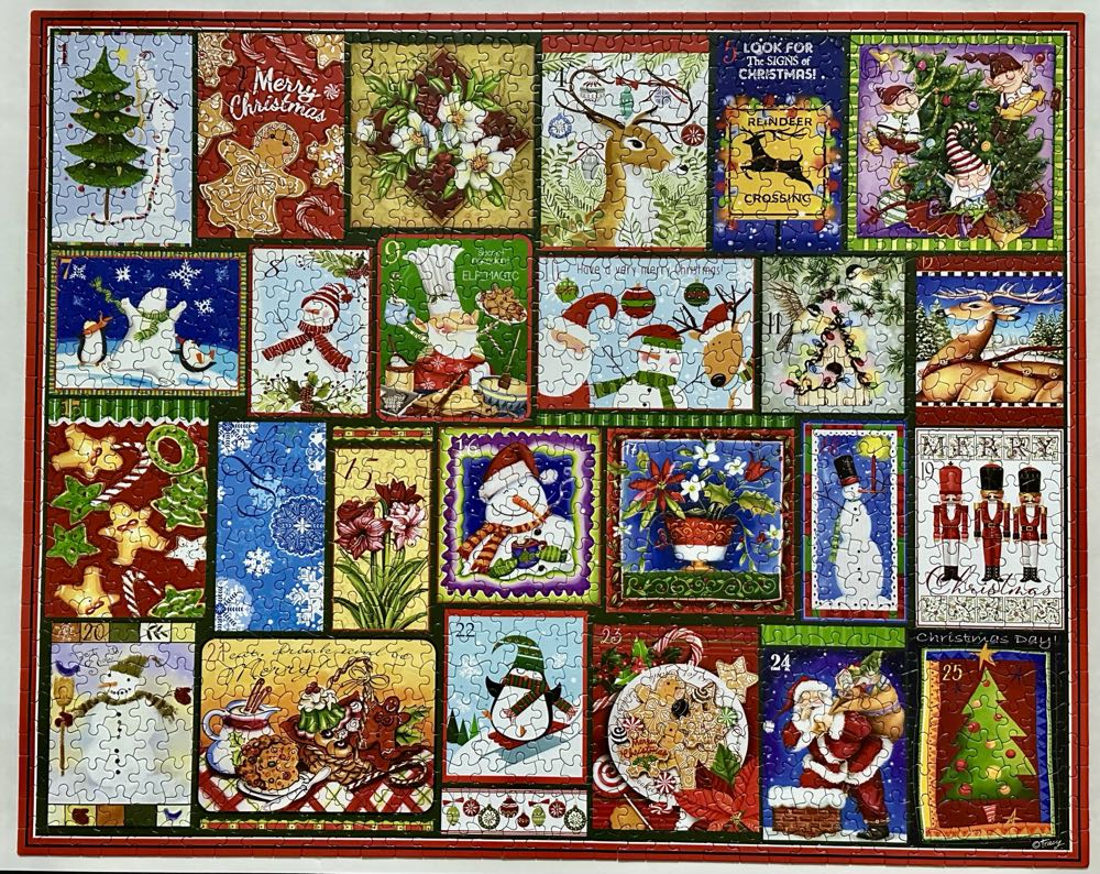 Christmas Countdown - White Mountain puzzle collectible - Main Image 2