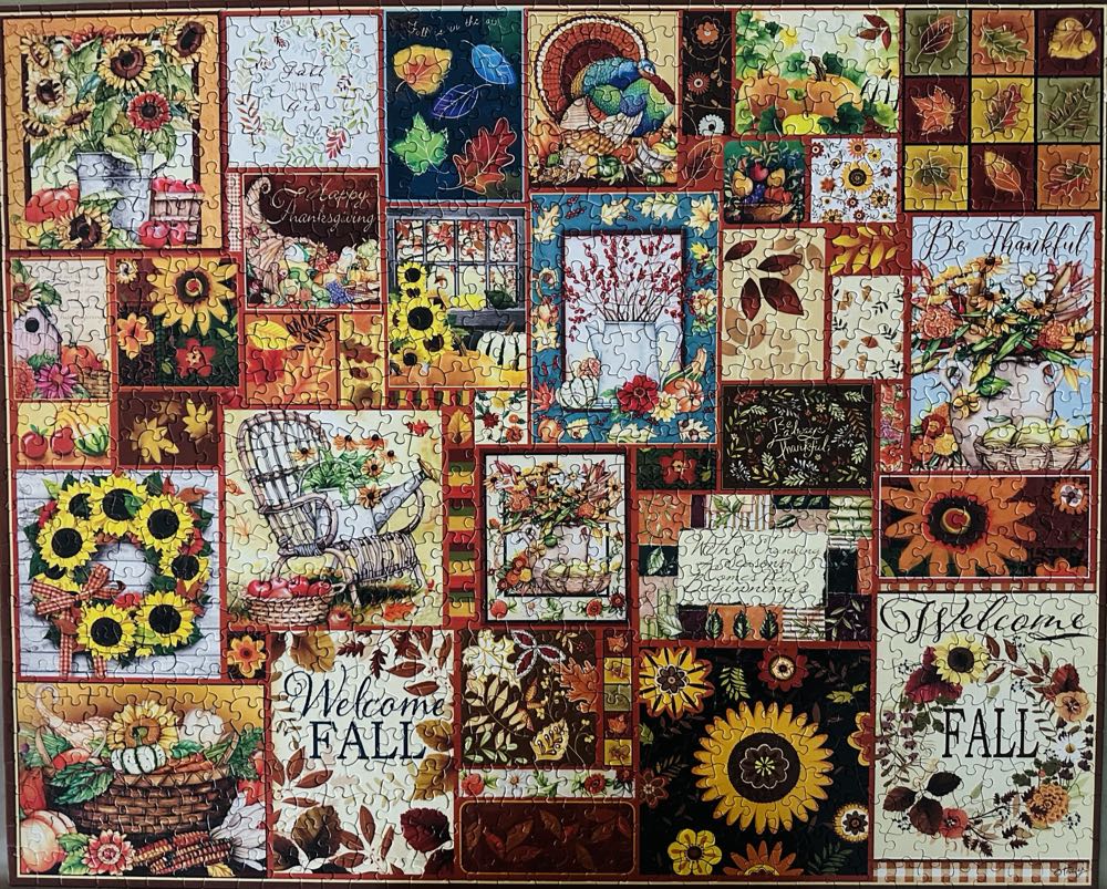 Sold - Welcome Fall - White Mountain puzzle collectible - Main Image 2