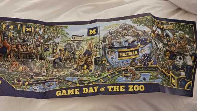 Michigan Wolverines: "Game Day At The Zoo” - You The Fan puzzle collectible - Main Image 2