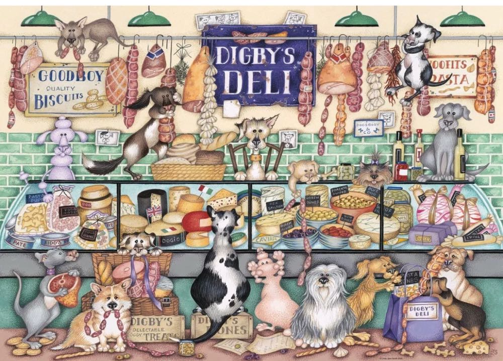 Dapper Dogs #1 - Digby’s Deli - Ravensburger puzzle collectible [Barcode 4005555014539] - Main Image 2
