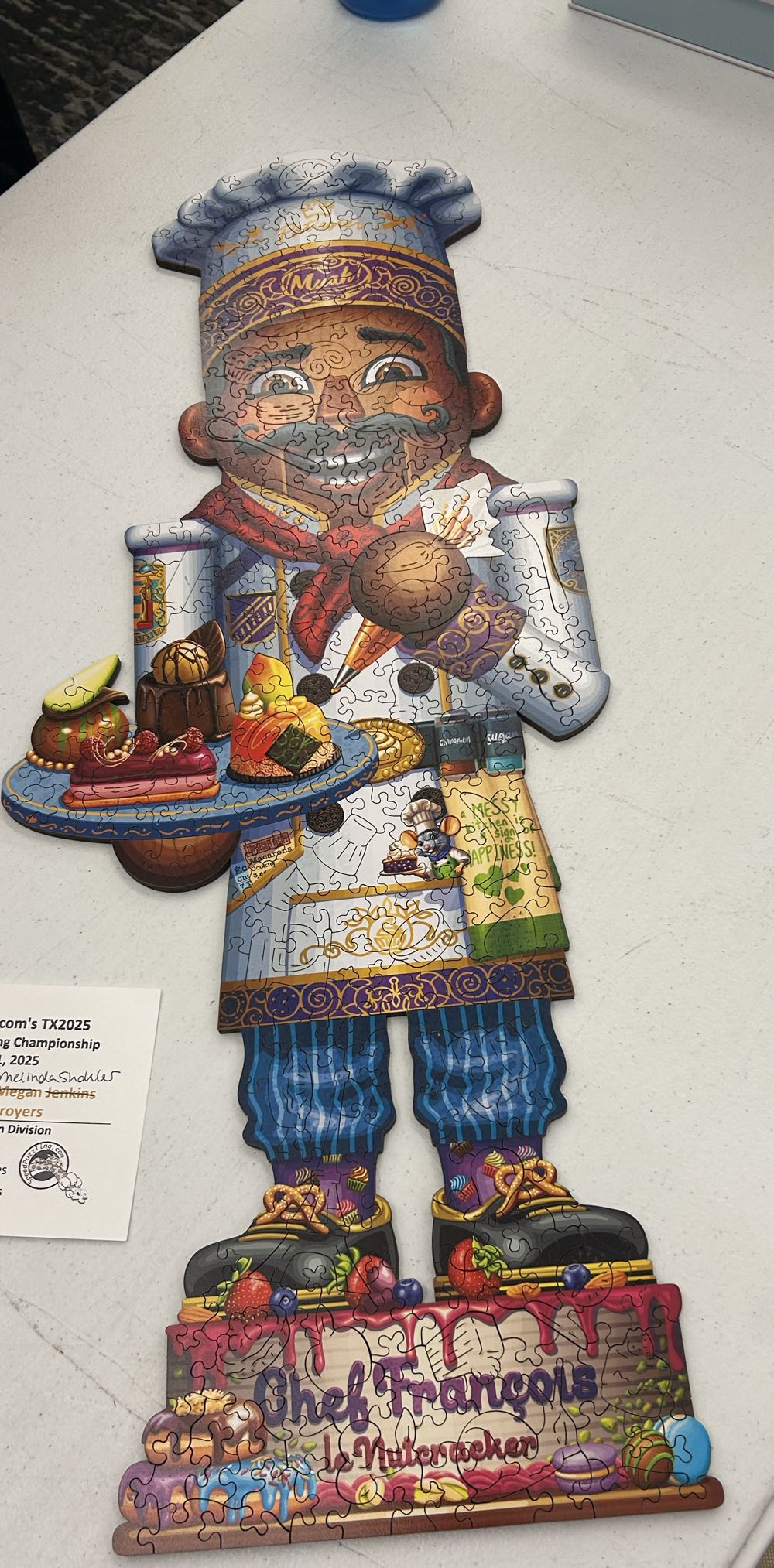 Chef Francois - Boardwalk puzzle collectible [Barcode 671095330145] - Main Image 2