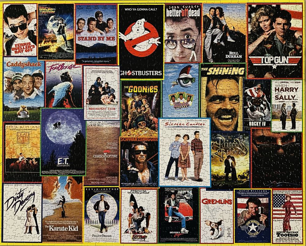 SOLD - 80’s Movie Posters - White Mountain puzzle collectible - Main Image 2