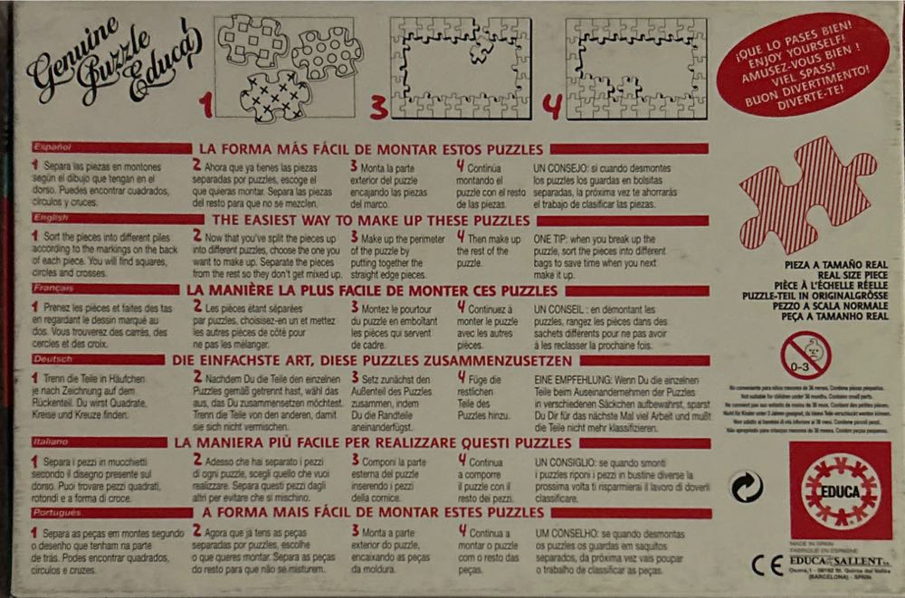 Tarzan 3 Puzzles 50 Piezas Ref. 10400 - Educa puzzle collectible [Barcode 8411349104007] - Main Image 2