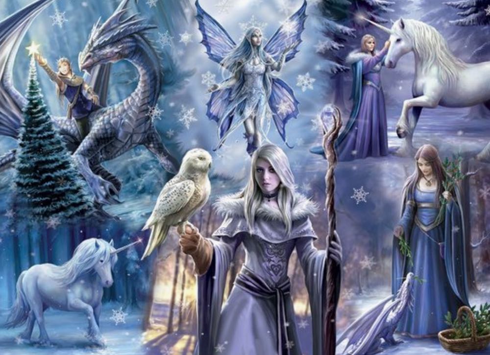 Winter Fantasy 🟦 - Bluebird Puzzle puzzle collectible [Barcode 3663384905612] - Main Image 2