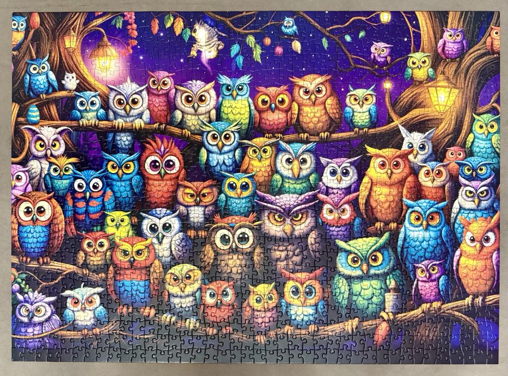 Owl Family - Huadada puzzle collectible - Main Image 2