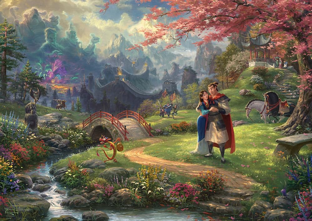 Mulan Blossoms Of Love - Schmidt puzzle collectible [Barcode 4001504883546] - Main Image 2