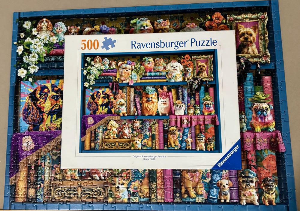 Precious Porcelain Pups - Ravensburger puzzle collectible [Barcode 4005555014669] - Main Image 4
