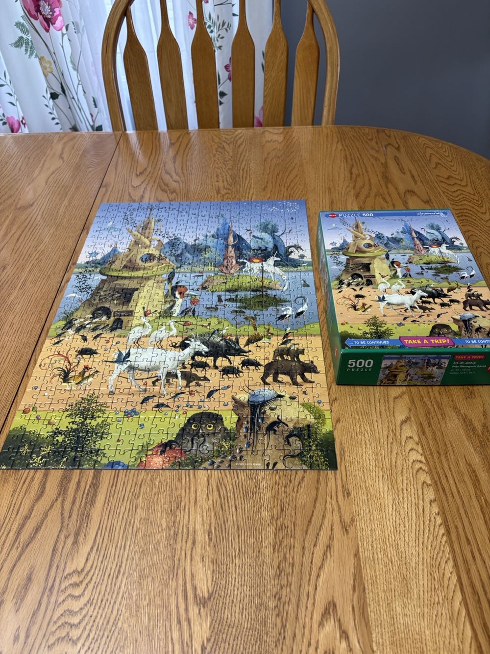 Take A Trip With Hieronymus Bosch - HEYE puzzle collectible [Barcode 4001689300753] - Main Image 2