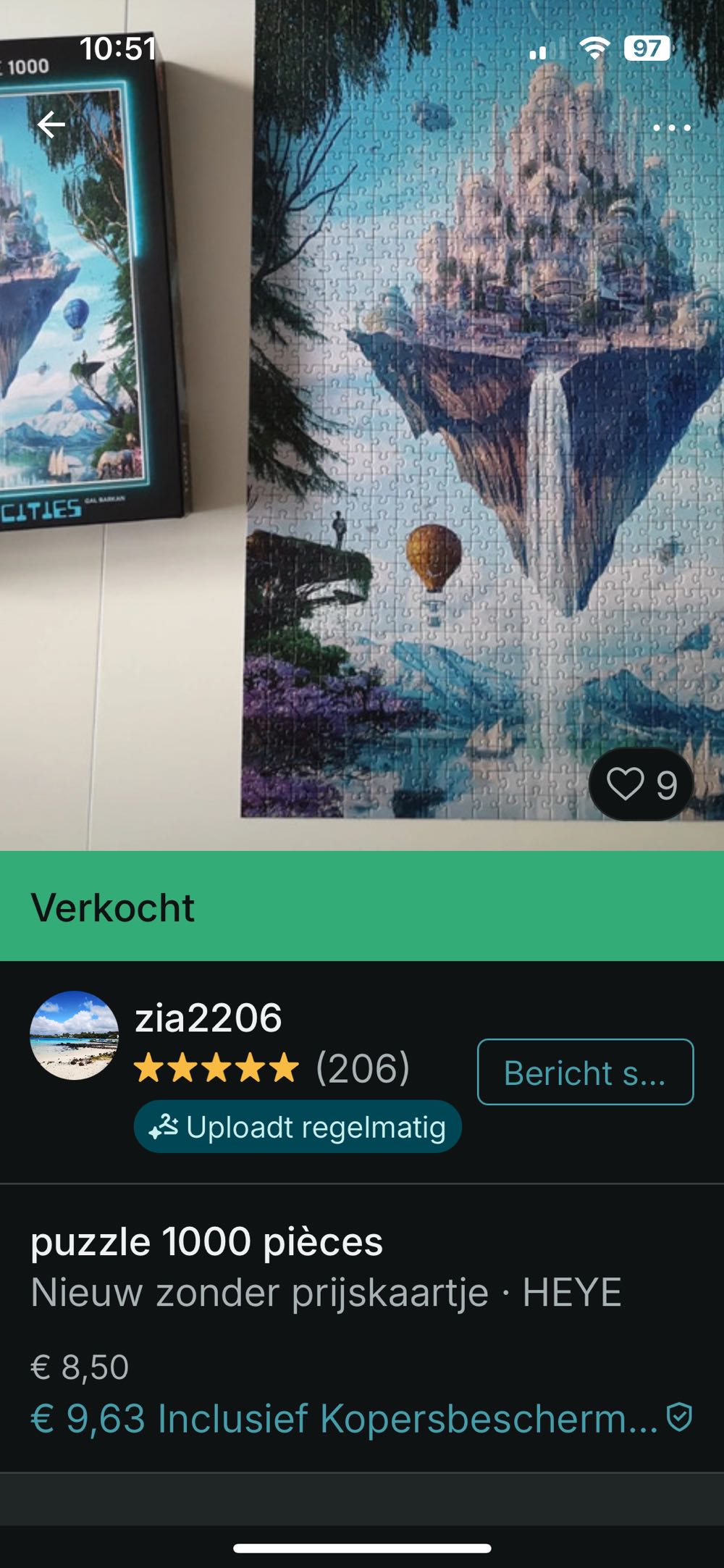 Sky Isle Future Cities - Heye Puzzle puzzle collectible [Barcode 4001689300609] - Main Image 4