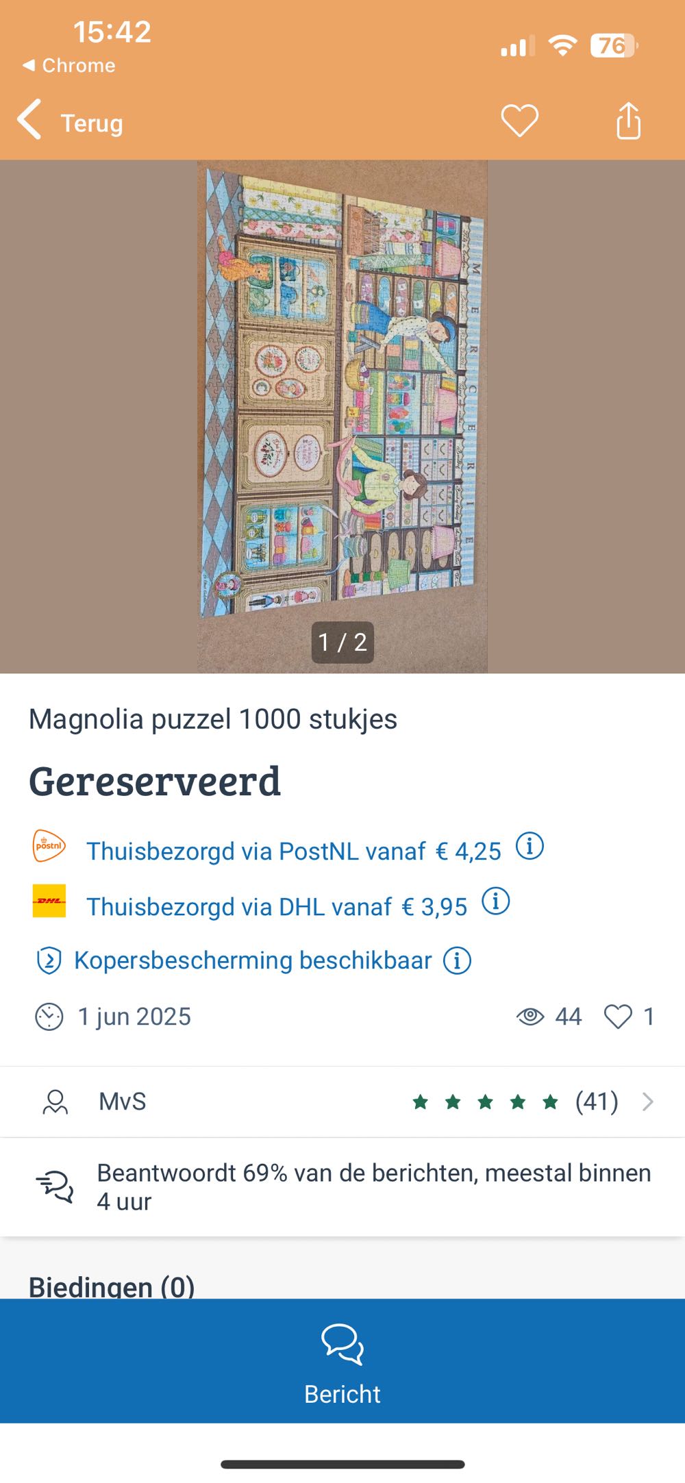 Haberdashery - Magnolia Puzzles puzzle collectible [Barcode 8684595060377] - Main Image 4