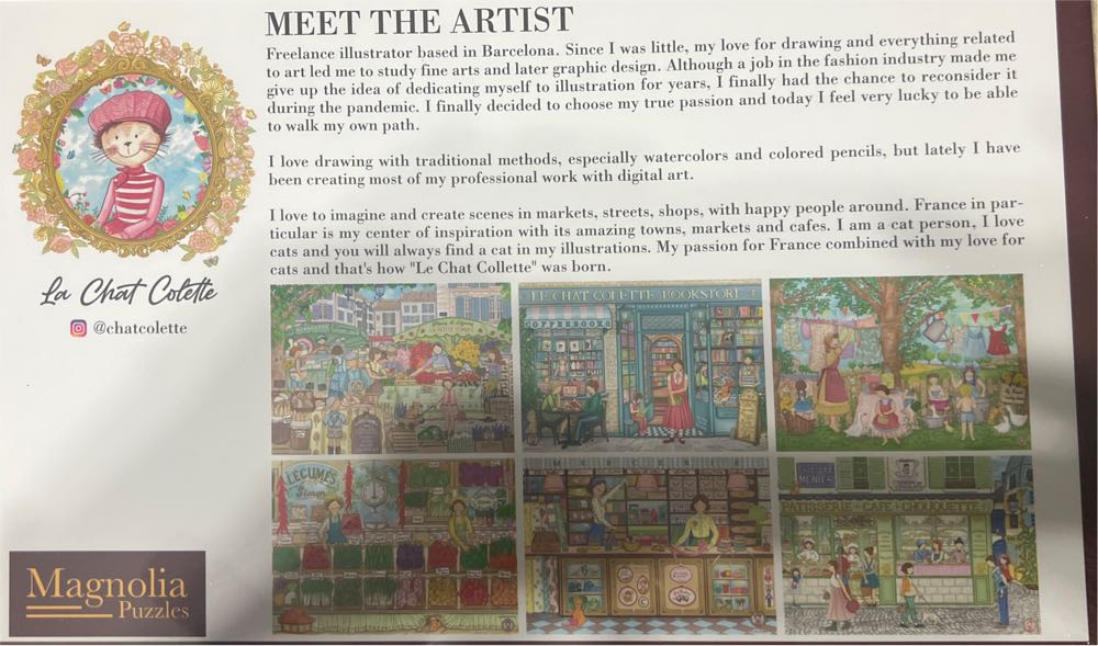 Patisserie - Magnolia Puzzles puzzle collectible [Barcode 8684595060322] - Main Image 2