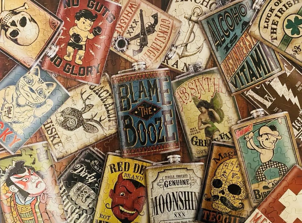 0054 KI Puzzles: Blame The Booze - KI Puzzles puzzle collectible [Barcode 773392222229] - Main Image 2