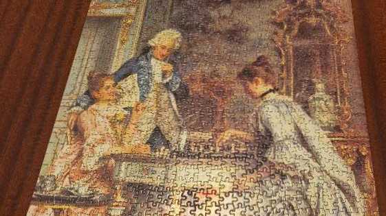 The Chess Game - Falcon UK 🇬🇧 puzzle collectible [Barcode 5011145037627] - Main Image 2