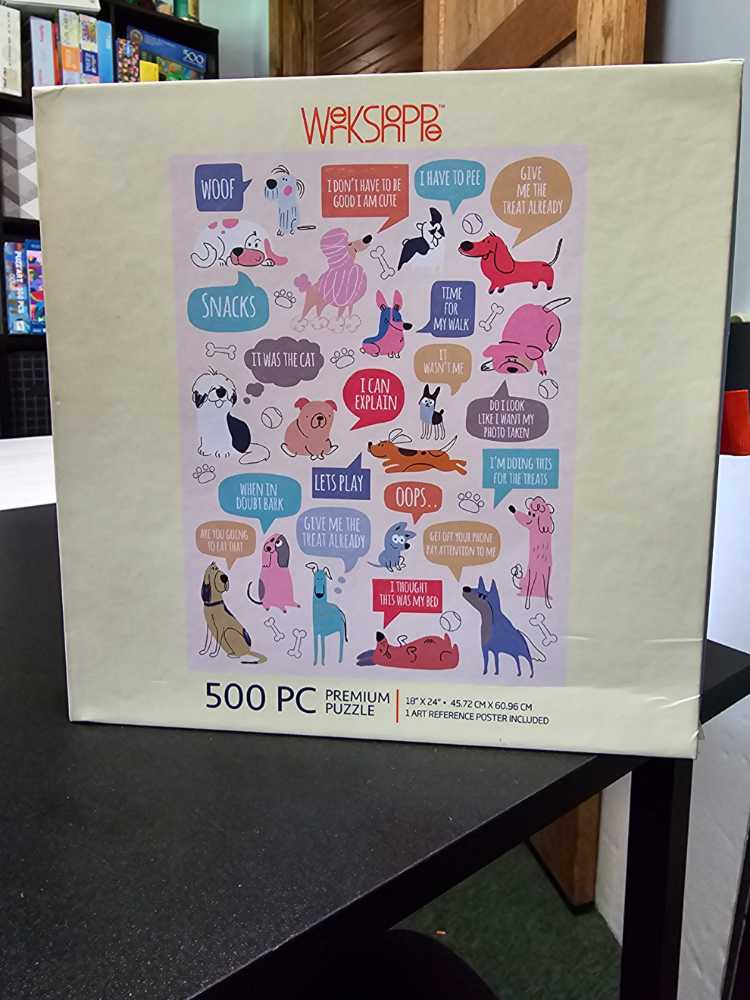 If Dogs Could Talk - Werkshoppe Puzzles puzzle collectible [Barcode 810052905778] - Main Image 2