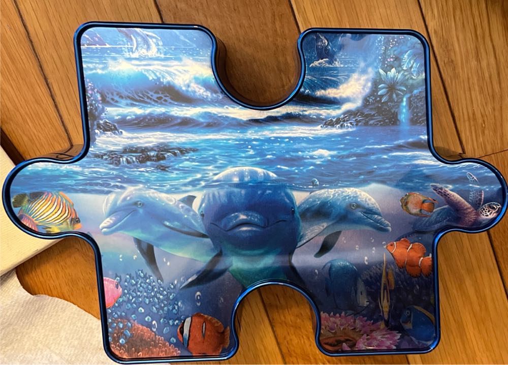 Razzberry Creek Crossing By Carl Valente 750 Pce Sure Lox Piece Reflections At Twilight