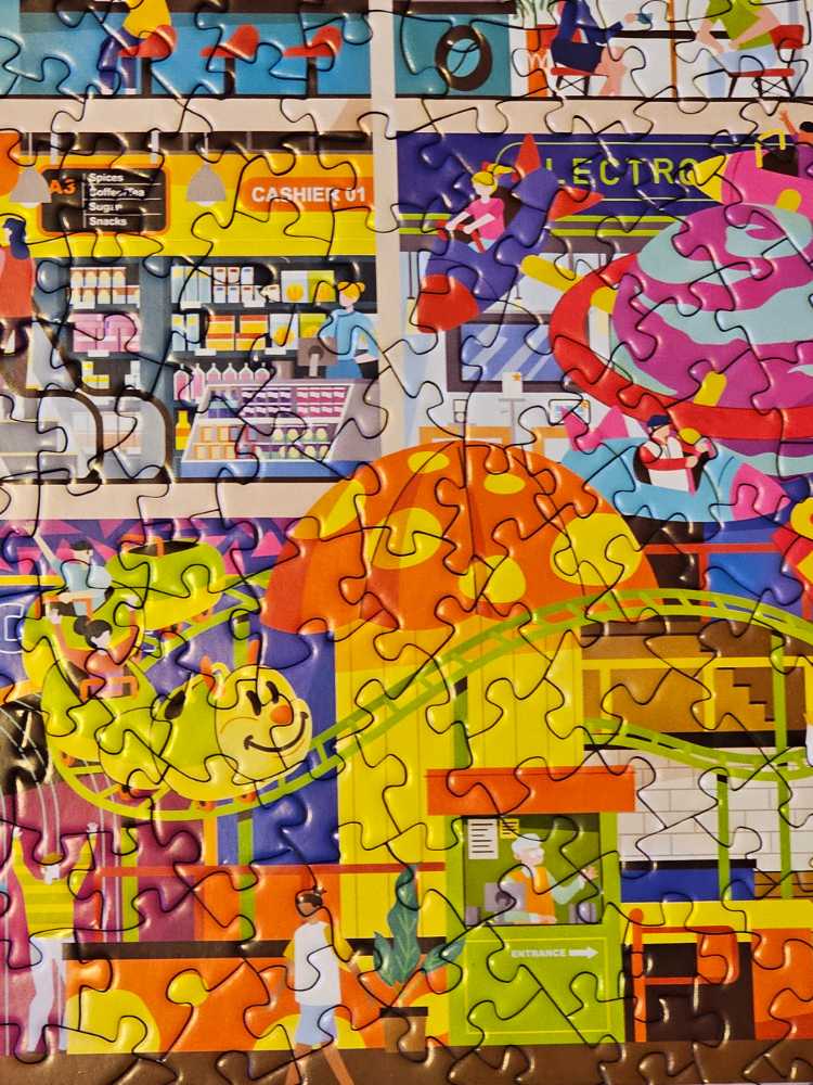 Shopping Mall - MasterPieces puzzle collectible [Barcode 705988725463] - Main Image 3