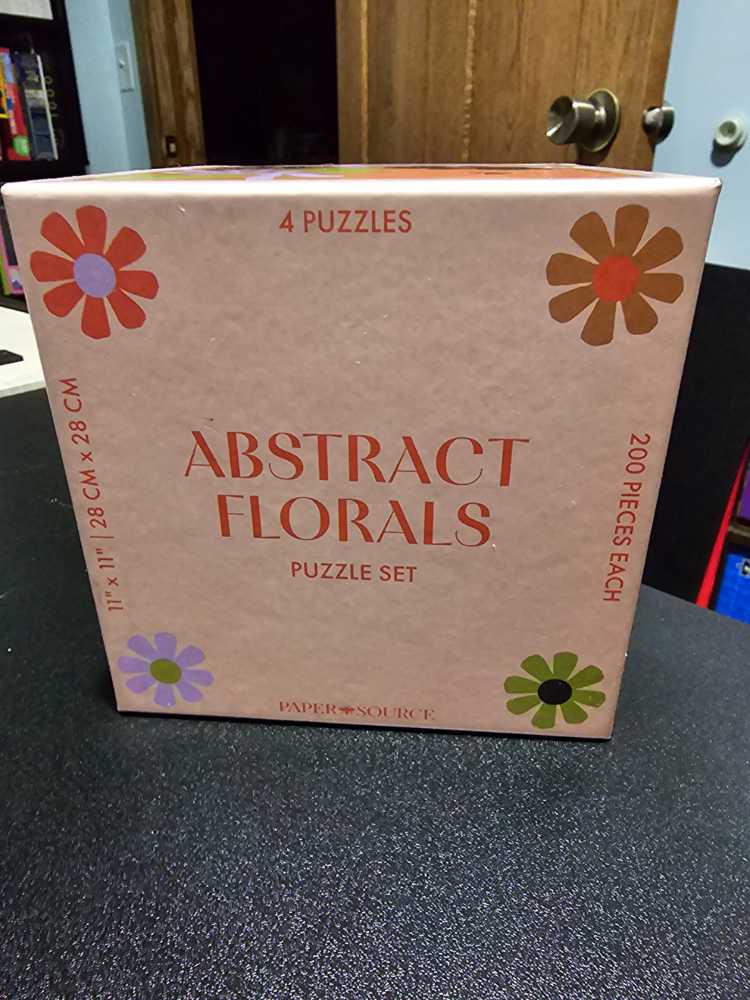 Abstract Florals - Paper Source puzzle collectible [Barcode 9780735382619] - Main Image 3