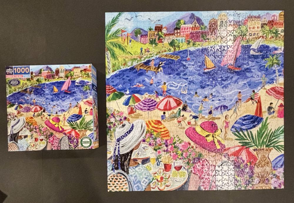 Lunch By the Sea - eeBoo Puzzles puzzle collectible [Barcode 689196516160] - Main Image 2