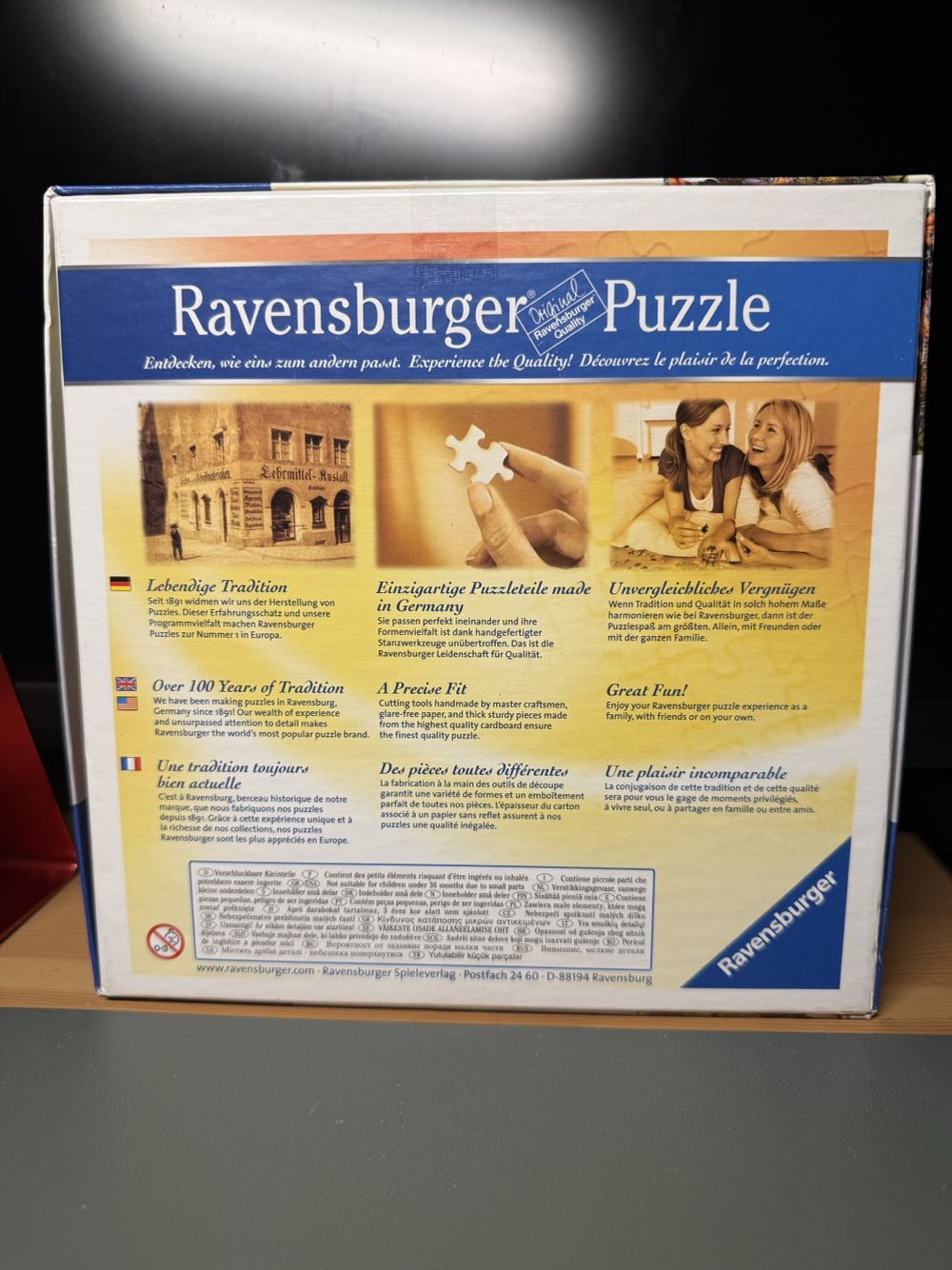 Dolphins At Dawn  - Ravensbuger puzzle collectible [Barcode 666273819765] - Main Image 3