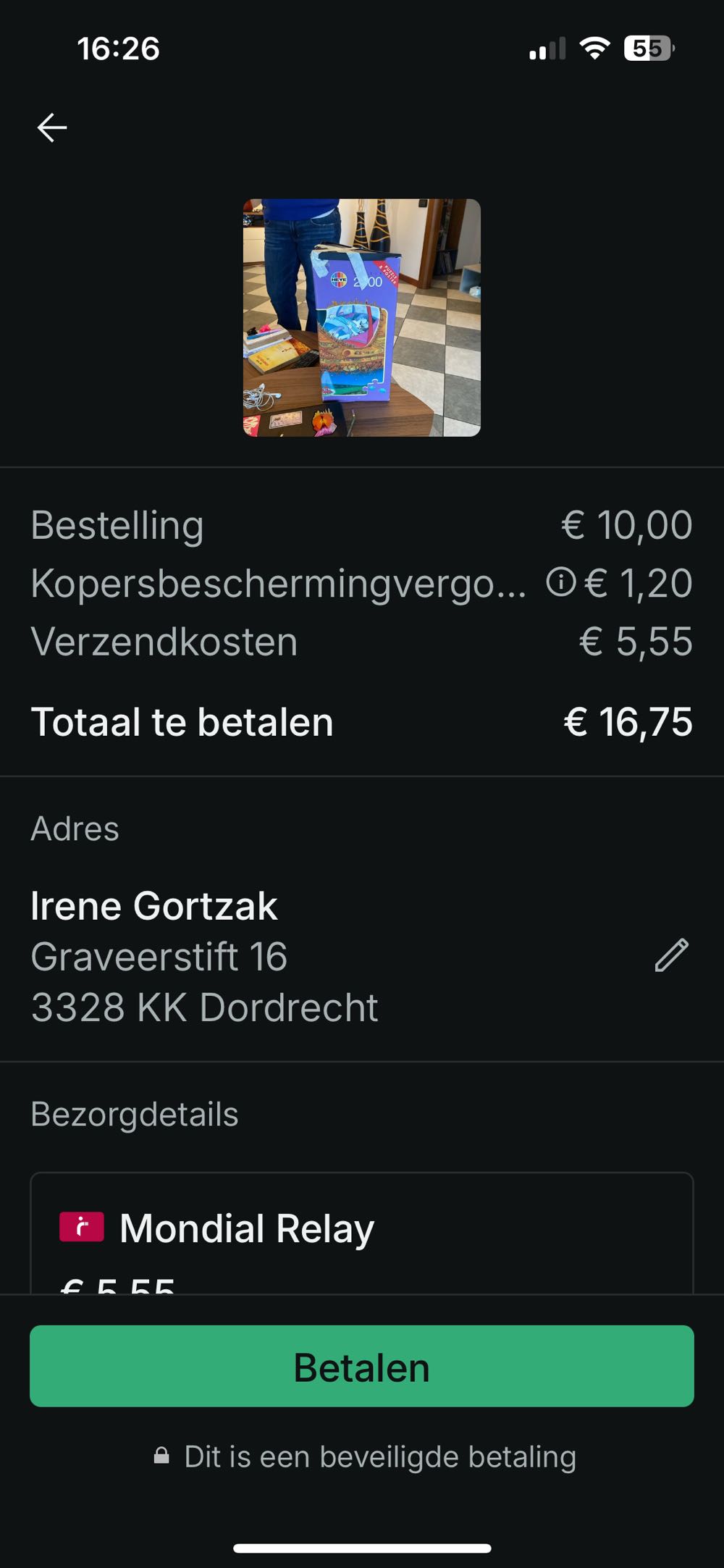 Space Movie - HEYE puzzle collectible [Barcode 4001689086671] - Main Image 4