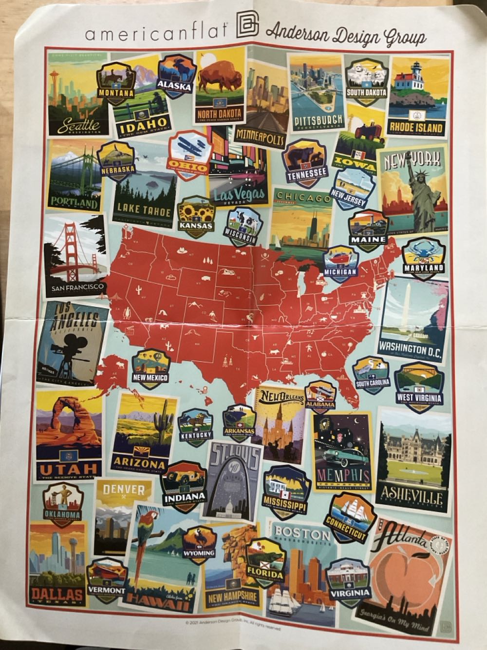 American Travel - americanflat 🇨🇳 puzzle collectible - Main Image 2
