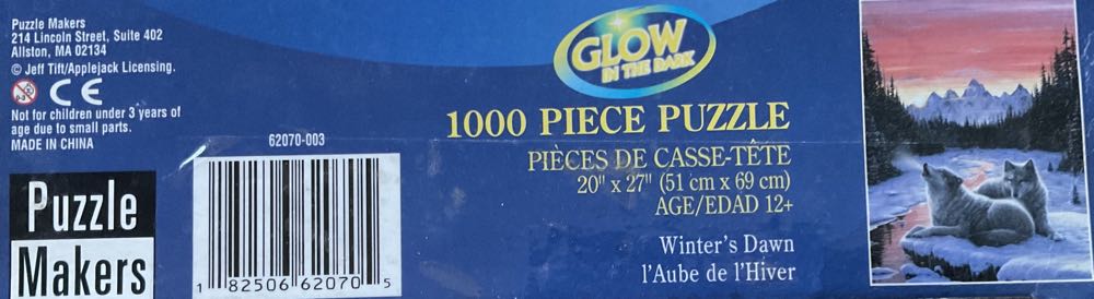 Winter’s Dawn - Puzzle Makers puzzle collectible [Barcode 182506620705] - Main Image 2