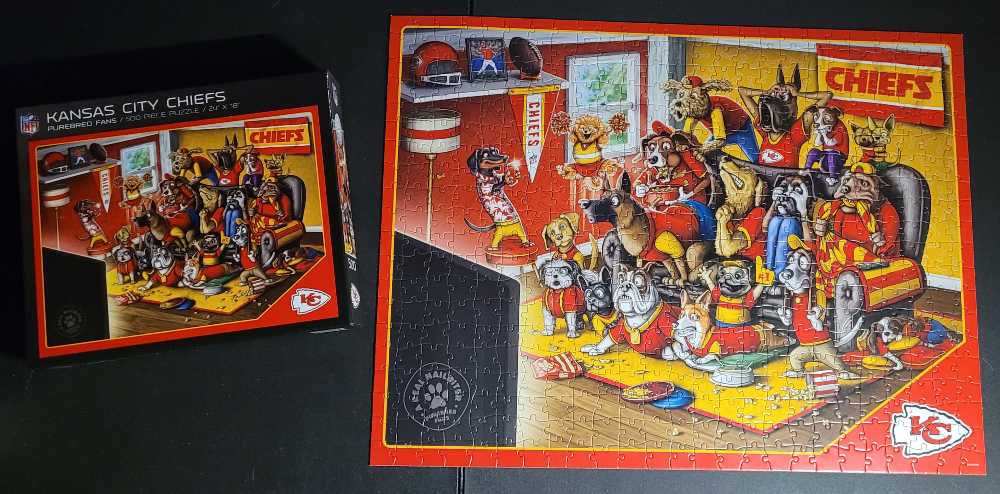 Purebred Fans NFL  A Real Nailbiter Team - You The Fan puzzle collectible [Barcode 810052502069] - Main Image 2