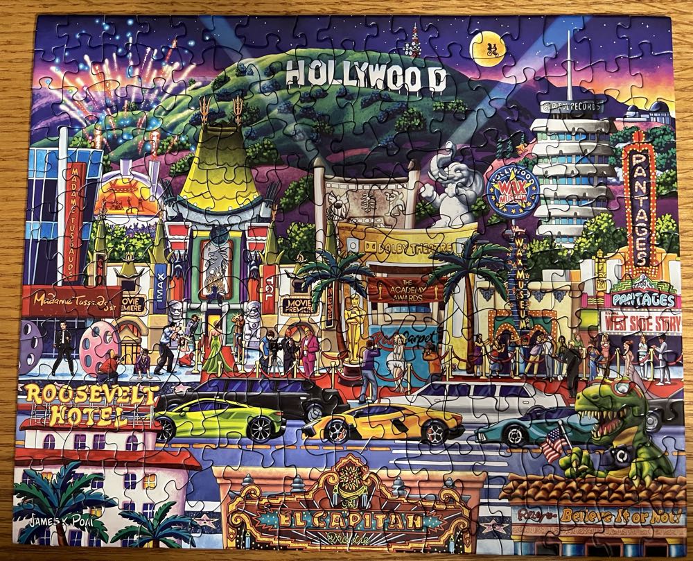 Hollywood 210 Piece Jigsaw Puzzle Boardwalk - Boardwalk puzzle collectible [Barcode 671095906180] - Main Image 2