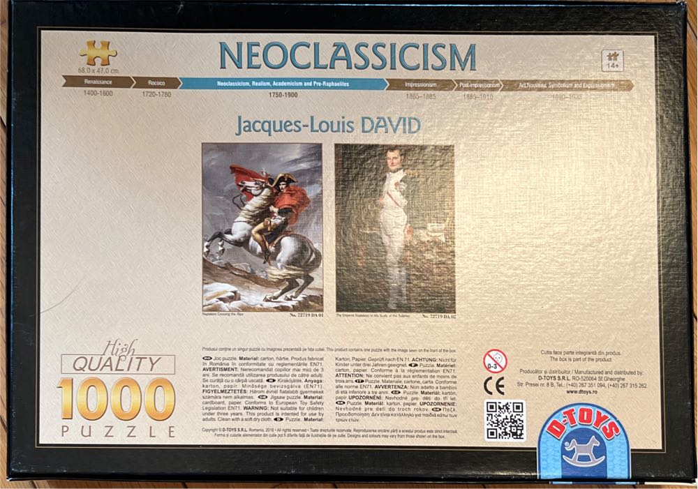 Napolean Crossing The Alps - D-Toys 🇷🇴 puzzle collectible - Main Image 2