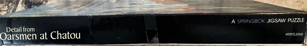 Detail From Oarsmen At Chatou - Springbok 🇺🇸 puzzle collectible - Main Image 2