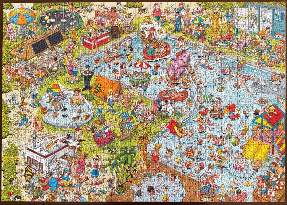 Holiday Resort 3 - The Pool - Ravensburger puzzle collectible [Barcode 4005555011644] - Main Image 2