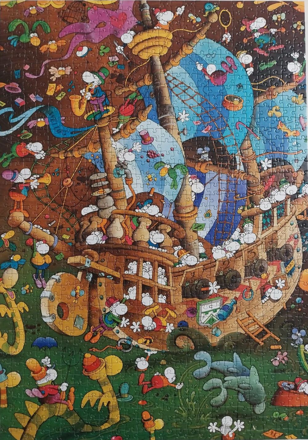 Heye Mordillo Sailing Artists Pieces Art. Artists - Heye Puzzle puzzle collectible [Barcode 4001689087913] - Main Image 3