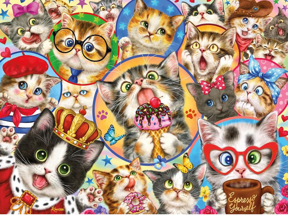 Character Cats (V) 🧩 - Ceaco puzzle collectible - Main Image 2