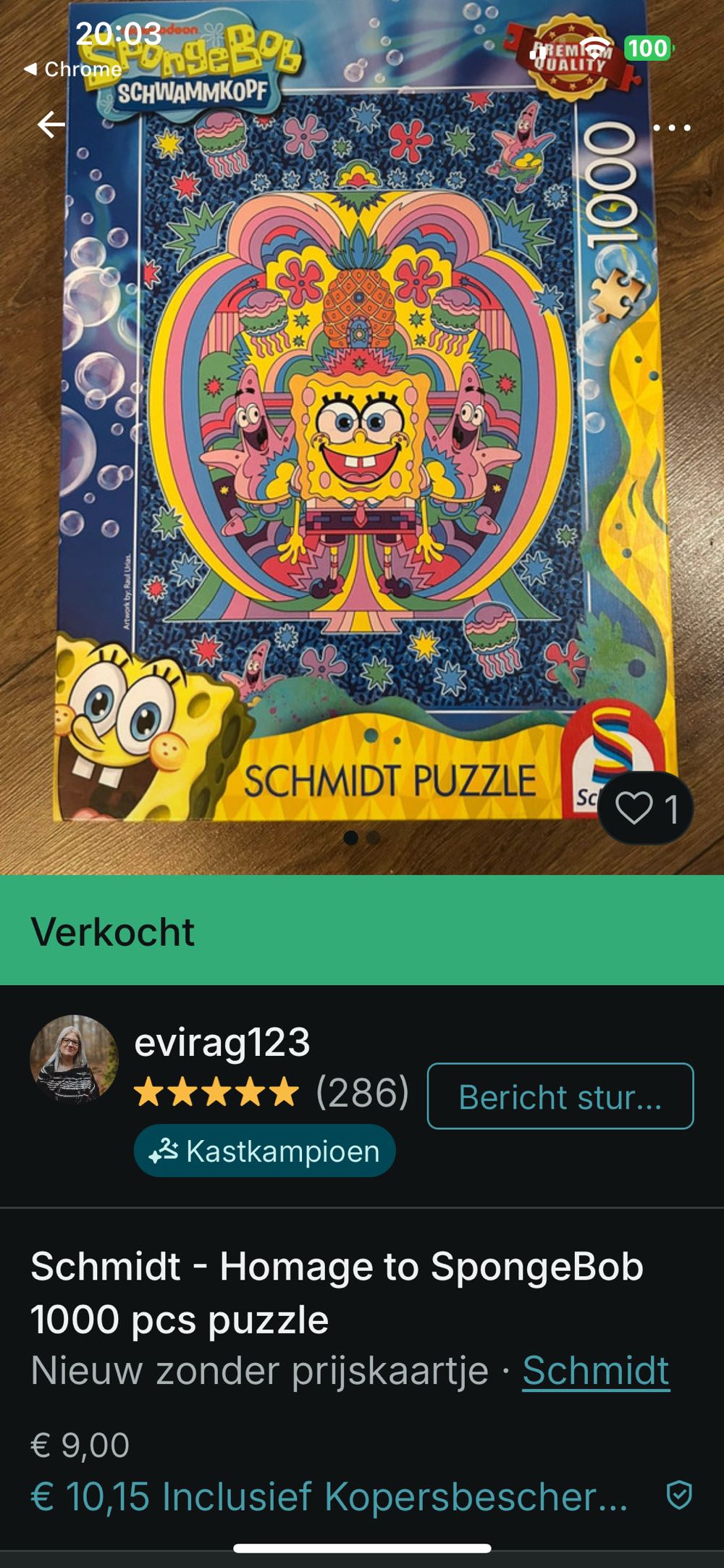 Spongebob Crazy World - Schmidt puzzle collectible [Barcode 4001504585877] - Main Image 4