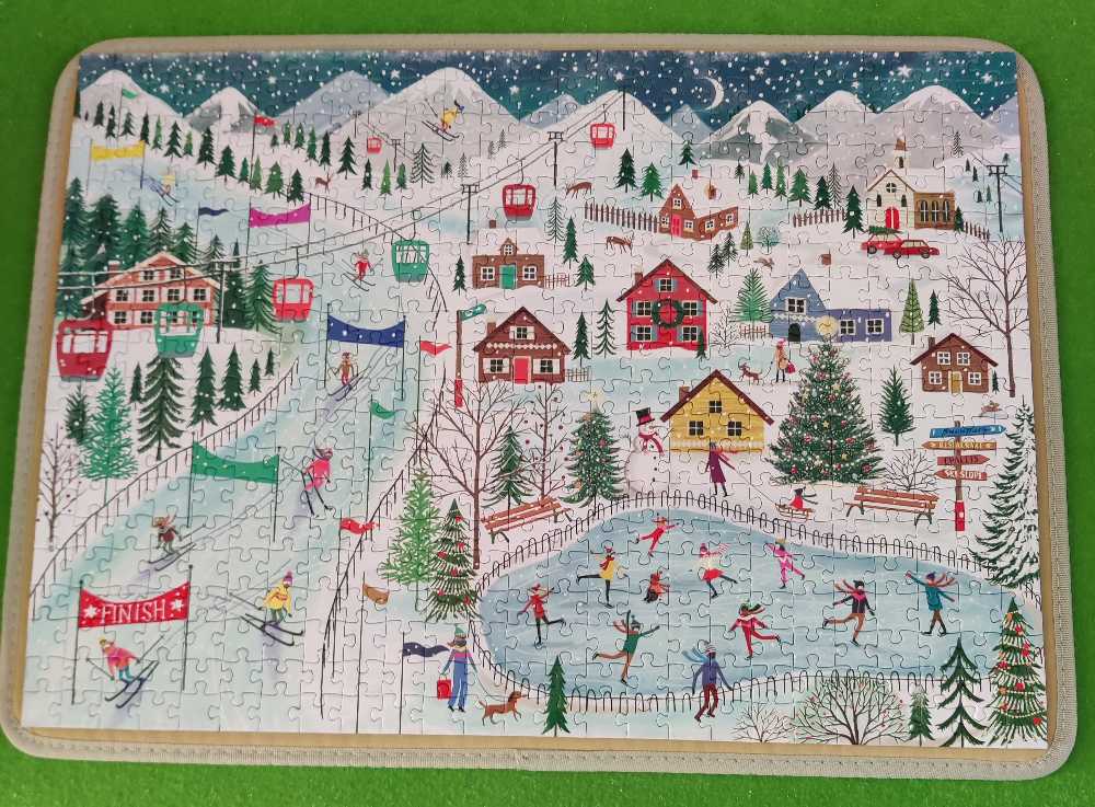 Snowman Family And Village Duo - Cancer Research Uk puzzle collectible [Barcode 5056238555350] - Main Image 3
