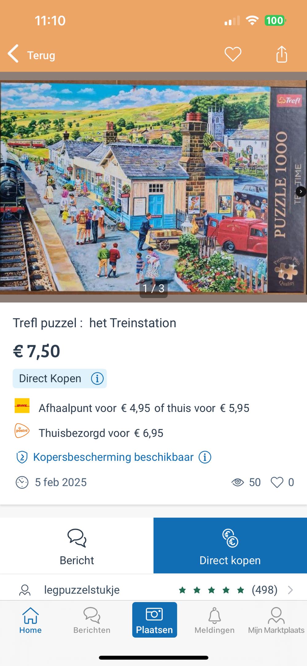 Tea Time: Car Collectors Garage - Trefl puzzle collectible [Barcode 5900511108453] - Main Image 4