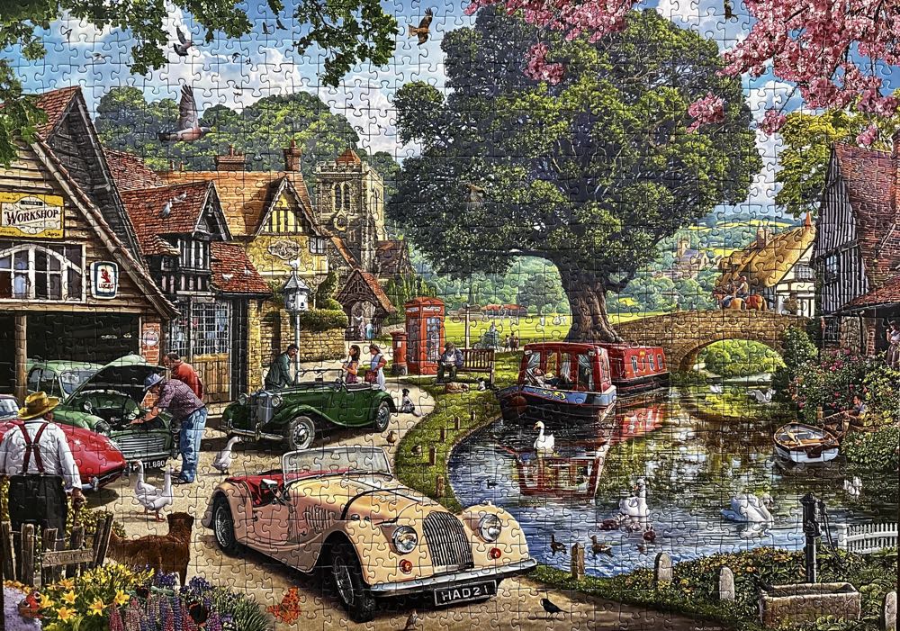 Days Gone By (Saskia Lenen) - Ravensburger puzzle collectible [Barcode 4005555015239] - Main Image 2