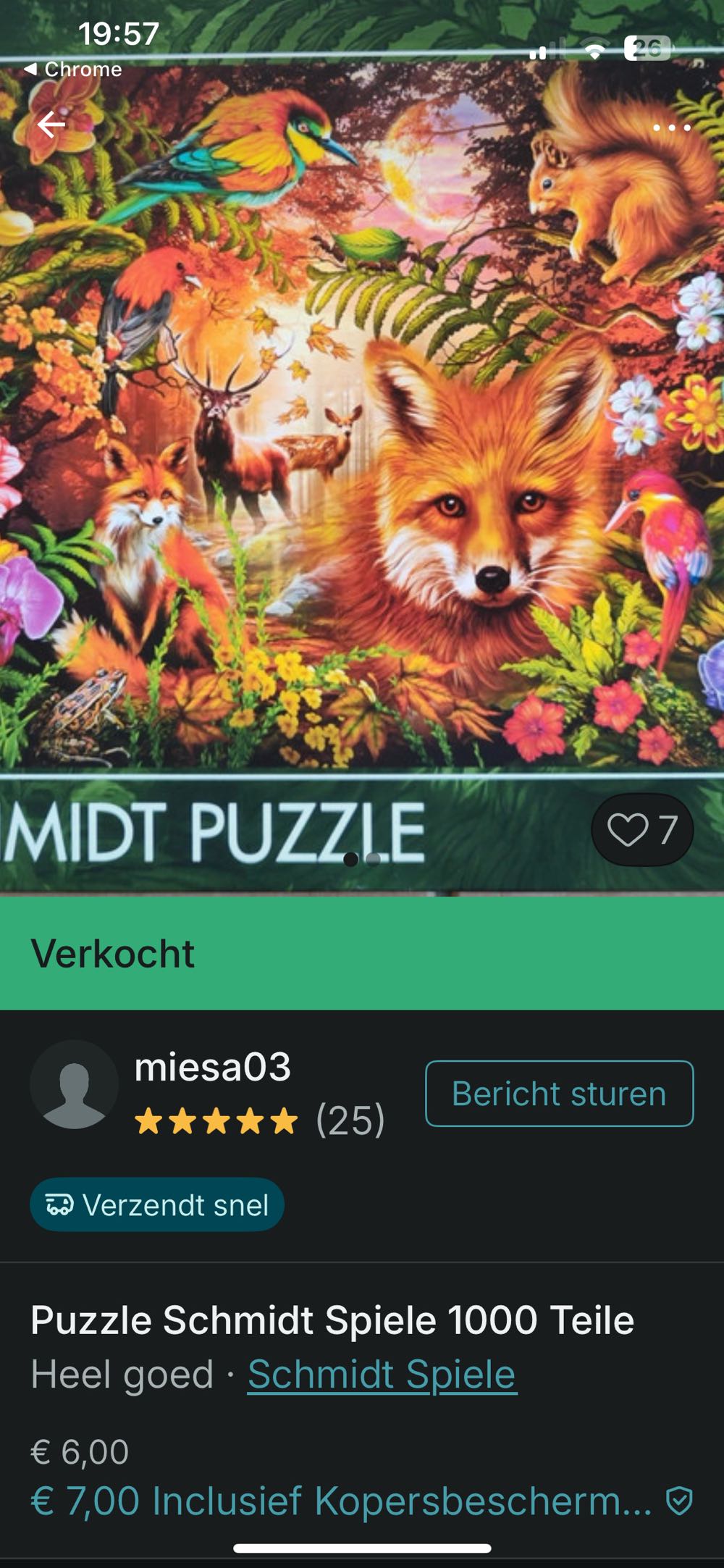 Flowers, Fur And Feathers - Schmidt puzzle collectible [Barcode 4001504597955] - Main Image 4