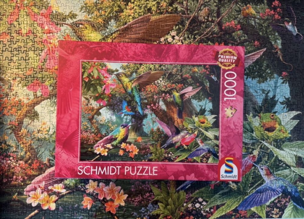 Hummingbirds In A Burst Of Colour - Schmidt puzzle collectible [Barcode 4001504588694] - Main Image 4