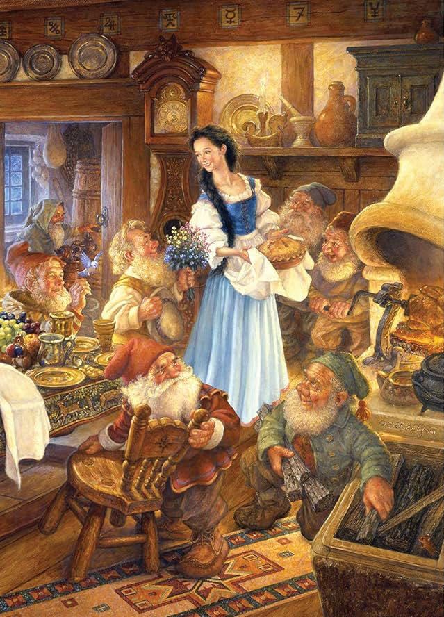 Snow White And The Seven Dwarfs 🆕🚪 - MasterPieces New puzzle collectible [Barcode 705988712371] - Main Image 2